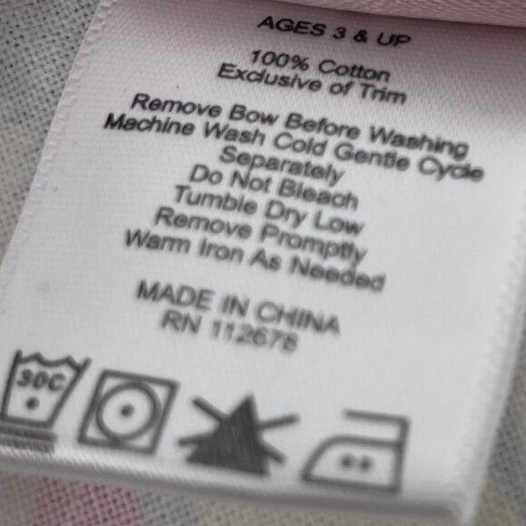 Jessie Steele Girls Christmas Candy Cane Apron - Picture 6 of 7